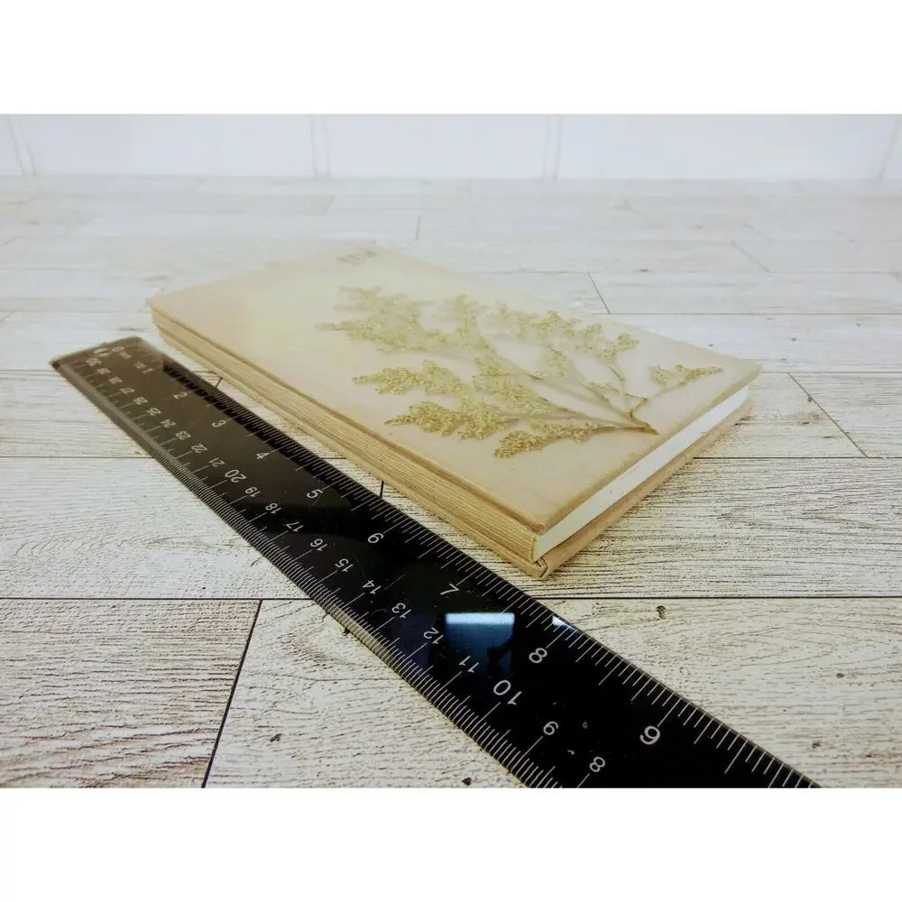 Handmade Flower Pages Annual Tree Ring‎ Journal Diary Notebook Hardcover NICE